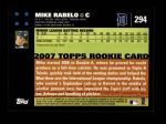 2007 Topps #294 Mike Rabelo<br />B07T-K 294<br /><a class='button AddToCart' data-ajax='true' data-ajax-mode='replace' data-ajax-update='#cart-info' href='/AddToCart?itemId=4315585&quantity=1&type=0'>Add To Cart</a>
