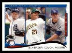 #299 AL Pitching Leaders Max Scherzer / Bartolo Colon / Matt Moore 