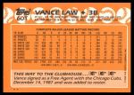 1988 Topps Traded #60 T Vance Law<br />B88X-I 60<br /><a class='button AddToCart' data-ajax='true' data-ajax-mode='replace' data-ajax-update='#cart-info' href='/AddToCart?itemId=4428171&quantity=1&type=0'>Add To Cart</a>