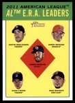 #6 NL ERA Leaders Justin Verlander / Jered Weaver / James Shields / Doug Fister / Josh Beckett 