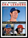 #1 NL ERA Leaders Clayton Kershaw / Johnny Cueto / R.A. Dickey 