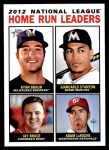 #9 NL HR Leaders Ryan Braun / Giancarlo Stanton / Jay Bruce / Miguel Cabrera 