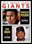 #47 Giants Rookies Francisco Peguero / Jean Machi 