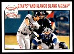 #138 World Series Game #3 - Giants and Blanco Blank Tigers Gregor Blanco / Alex Avila 
