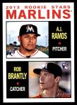 #287 Marlins Rookies A.J. Ramos / Rob Brantly 