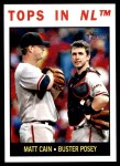 #423 Tops in NL Matt Cain / Buster Posey 