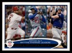#124 Active NL Batting Leaders Albert Pujols / Vladimir Guerrero / Todd Helton 