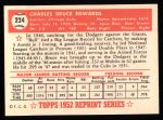 1952 Topps REPRINT #224 Bruce Edwards<br />BT52-AL 224<br /><a class='button AddToCart' data-ajax='true' data-ajax-mode='replace' data-ajax-update='#cart-info' href='/AddToCart?itemId=4437556&quantity=1&type=0'>Add To Cart</a>