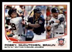 #189 NL Batting Leaders Buster Posey / Andrew McCutchen / Ryan Braun 