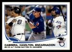 #194 AL RBI Leaders Edwin Encarnacion / Miguel Cabrera / Josh Hamilton 