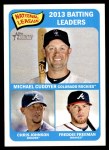 #2 NL Batting Leaders Freddie Freeman / Chris Johnson / Michael Cuddyer 