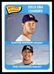 #8 NL ERA Leaders Jose Fernandez / Clayton Kershaw 