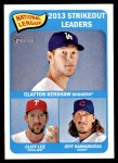 #12 NL Strikeout Leaders Jeff Samardzija / Clayton Kershaw / Cliff Lee 