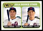 #308 Mets Rookies Travis d'Arnaud / Wilmer Flores 