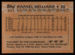 1988 Topps #221 Rafael Belliard<br />B88T-K 221<br /><a class='button AddToCart' data-ajax='true' data-ajax-mode='replace' data-ajax-update='#cart-info' href='/AddToCart?itemId=4476955&quantity=1&type=0'>Add To Cart</a>