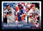 #285 AL HR Leaders Nelson Cruz / Chris Carter / Mike Trout 