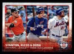 #313 NL HR Leaders Giancarlo Stanton / Anthony Rizzo / Lucas Duda 