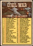 #88 Civil War Checklist