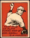 #22 Carl Hubbell 