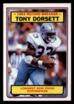 #2 Record Breaker Tony Dorsett 