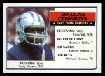 #42 Cowboys Leaders Tony Dorsett / Tony Hill / Everson Walls / Harvey Martin / Michael Downs 