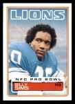 #70 Billy Sims 
