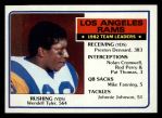 #86 Rams Leaders Wendell Tyler / Preston Dennard / Nolan Cromwell / Rod Perry / Pat Thomas / Mike Fanning / Johnnie Johnson 