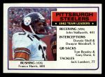 #355 Steelers Leaders Franco Harris / John Stallworth / Donnie Shell / Dwayne Woodruff / Tom Beasley / Gary Dunn / Jack Lambert 