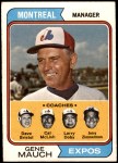 #531 Expos Leaders Gene Mauch / Dave Bristol / Larry Doby / Cal McLish / Jerry Zimmerman 