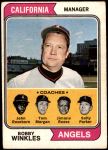 #276 Angels Leaders Bobby Winkles / Tom Morgan / Salty Parker / Jimmie Reese / John Roseboro 