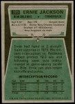 1975 Topps #323 Ernie Jackson<br />F75T 06 4312<br /><a class='button AddToCart' data-ajax='true' data-ajax-mode='replace' data-ajax-update='#cart-info' href='/AddToCart?itemId=5211131&quantity=1&type=0'>Add To Cart</a>