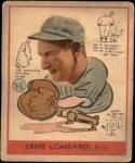 Ernie Lombardi Black Baseball 