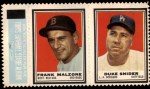 Frank Malzone / Duke Snider 