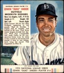 #14 Duke Snider With Tab 