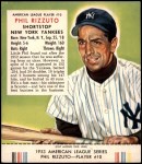 #10 Phil Rizzuto With Tab 