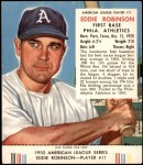 #11 Eddie Robinson With Tab 