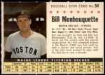 #54 Bill Monbouquette  Perforated 