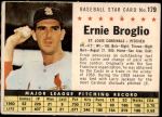 #179 Ernie Broglio  Perforated 