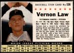 #126 Vern Law  Hand Cut 