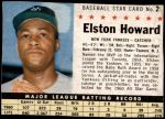 #2 Elston Howard  Hand Cut 