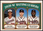 #85 League Leaders Juan Soto / Marcell Ozuna / Freddie Freeman 