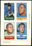 Tom Sestak / Ernie Wright / Matt Snell / Doug Moreau 