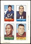 Chuck Howley / Brian Piccolo / Chris Hanburger / Ernie Barnes 