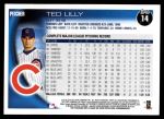 2010 Topps #14 Ted Lilly<br />B10T-S 14<br /><a class='button AddToCart' data-ajax='true' data-ajax-mode='replace' data-ajax-update='#cart-info' href='/AddToCart?itemId=5431601&quantity=1&type=0'>Add To Cart</a>