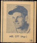 #18 Mel Ott No Team 