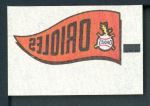  Baltimore Orioles Pennant  