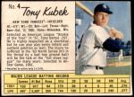 #4 Tony Kubek 