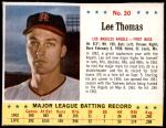 #30 Lee Thomas 