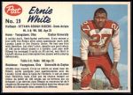 #19 Ernie White 