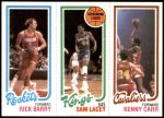 105 / 123 / 54 Rick Barry / Sam Lacey / Kenny Carr 